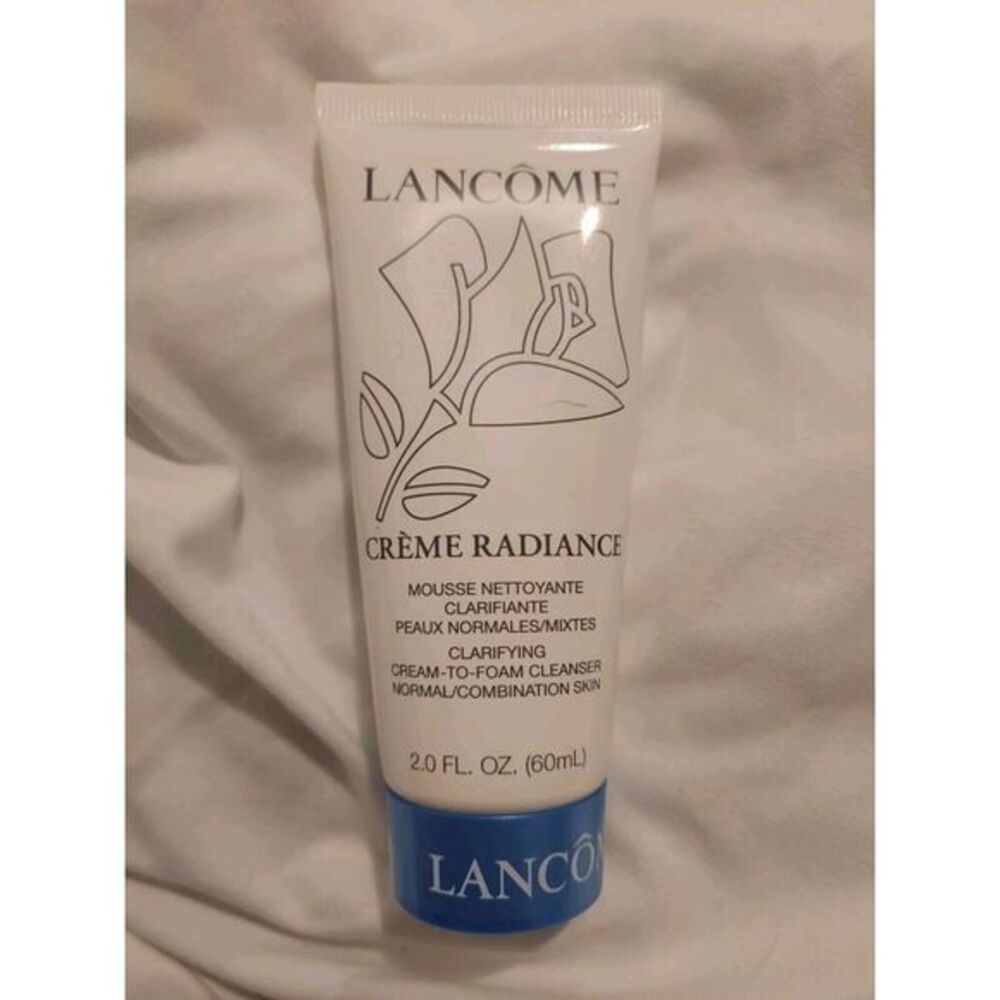 NEW LANCOME CREME' RADIANCE CLARIFYING CREAM-FOAM CLEANSER 2 OZ